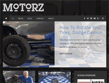 Tablet Screenshot of motorz.tv